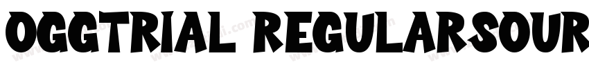 OggTRIAL RegularSour字体转换